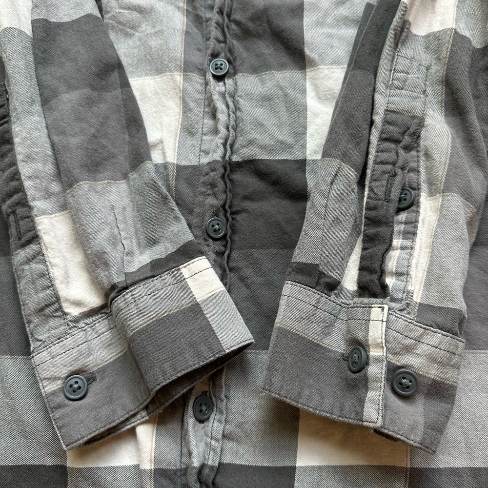 Columbia Flannel Shirt Mens XXL Black Plaid Casual Long Sleeve Outdoors Workwear - Picture 6 of 9